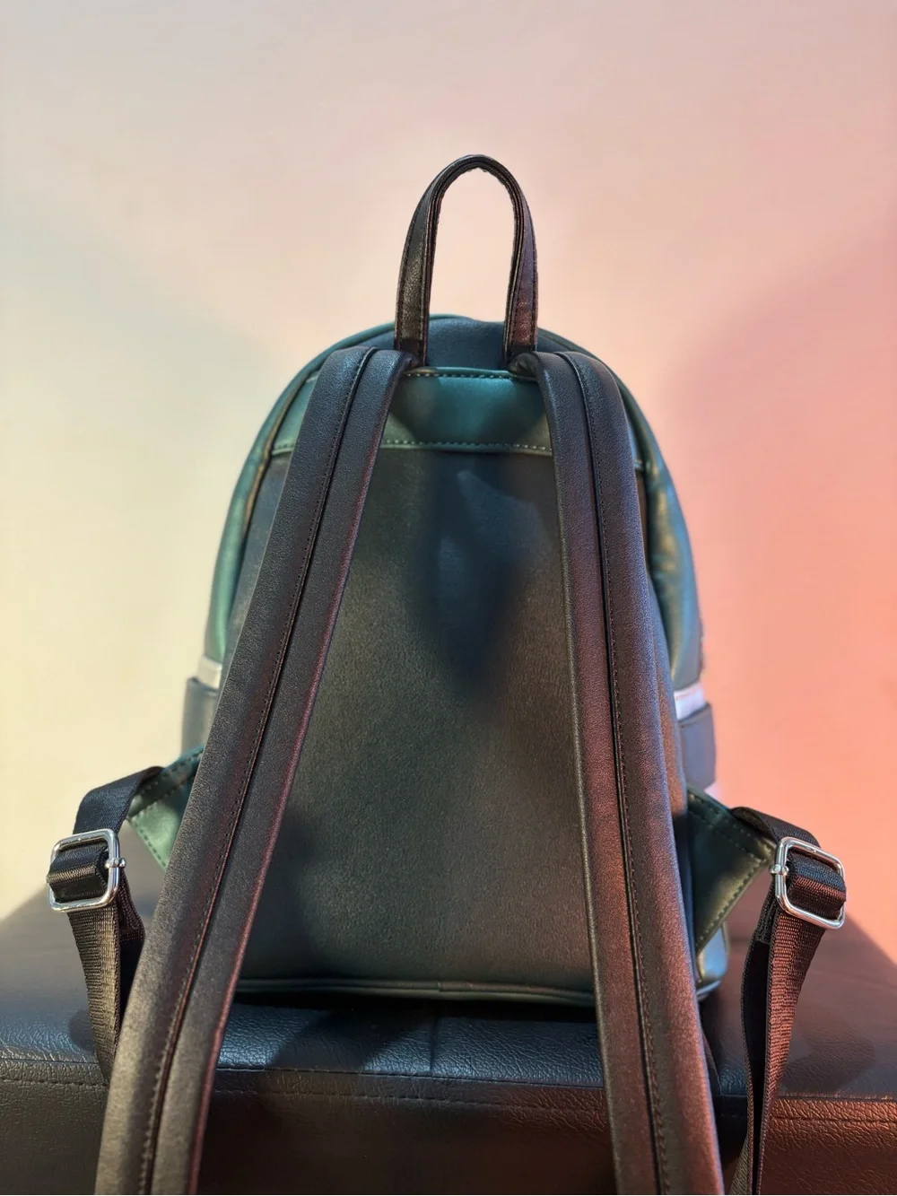 Loungefly Captain Marvel Green Star Mini Backpack